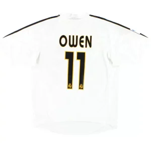 Maillot Rétro Domicile Real Madrid Owen #11 2004