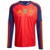 Maillot Manches Longues Domicile Espagne 2026/27 - Eleven Crown - Maillot de Football Pas Cher - Survêtements Pas Cher - Maillot de Foorball Enfants Pas Cher - Maillots Retro Vintage Pas Cher- Qualité Premium
