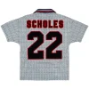 Maillot Rétro Extérieur Manchester United Scholes #22 1995 - Eleven Crown - Maillot de Football Pas Cher - Survêtements Pas Cher - Maillot de Foorball Enfants Pas Cher - Maillots Retro Vintage Pas Cher- Qualité Premium