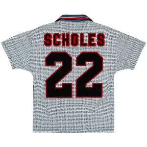 Maillot Rétro Extérieur Manchester United Scholes #22 1995