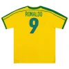 Maillot Rétro Domicile Brésil Ronaldo #9 1998 - Eleven Crown - Maillot de Football Pas Cher - Survêtements Pas Cher - Maillot de Foorball Enfants Pas Cher - Maillots Retro Vintage Pas Cher- Qualité Premium