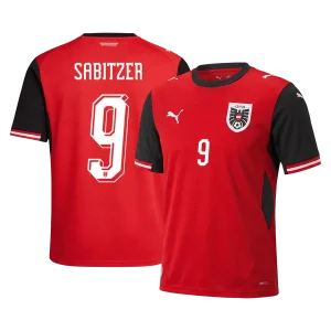 Maillot Domicile Autriche Sabitzer #9 2026/27 – Image 3