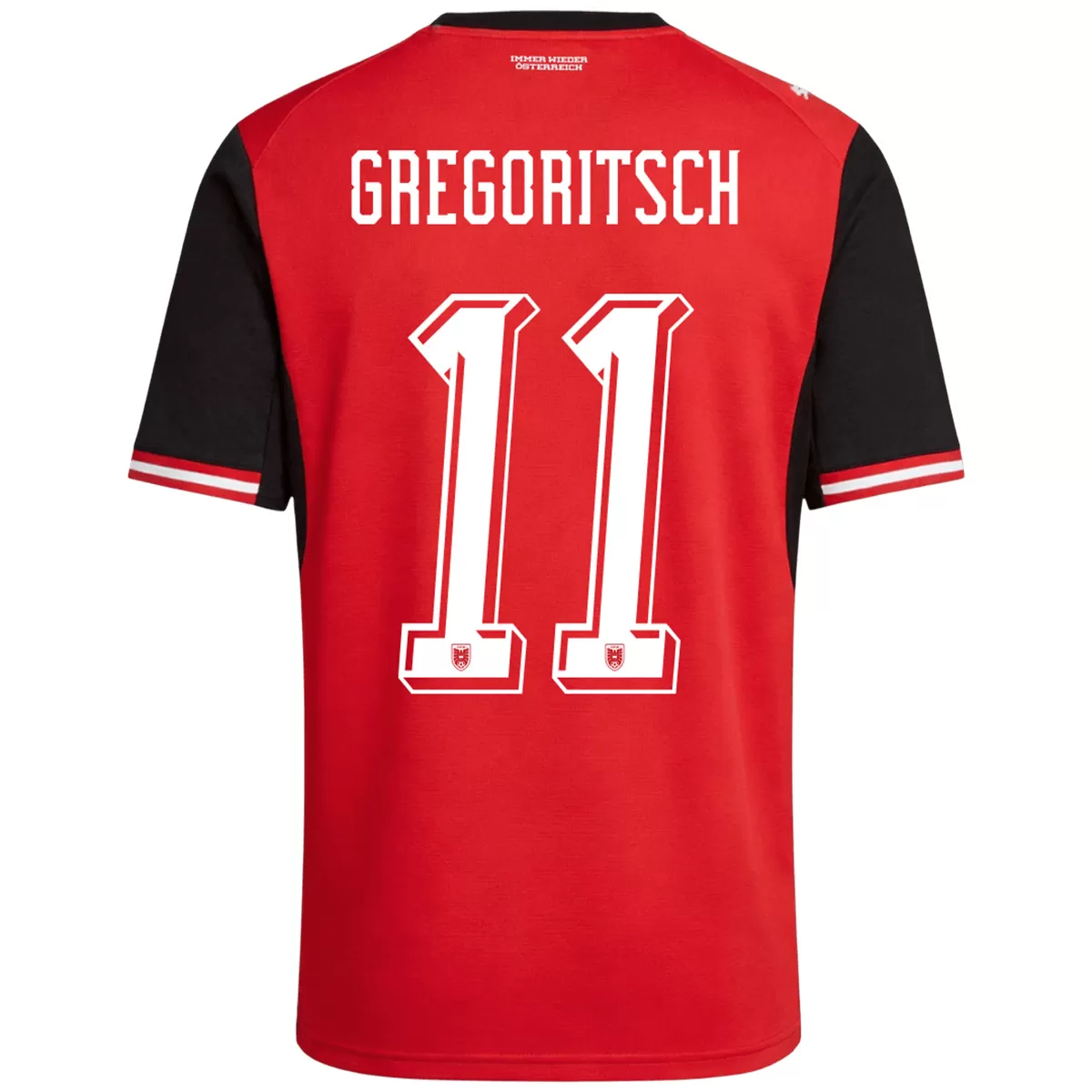 Maillot Domicile Autriche Gregoritsch #11 2026/27