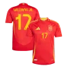 Maillot Player Domicile Espagne Williams Jr. #17 2026/27 - Eleven Crown - Maillot de Football Pas Cher - Survêtements Pas Cher - Maillot de Foorball Enfants Pas Cher - Maillots Retro Vintage Pas Cher- Qualité Premium