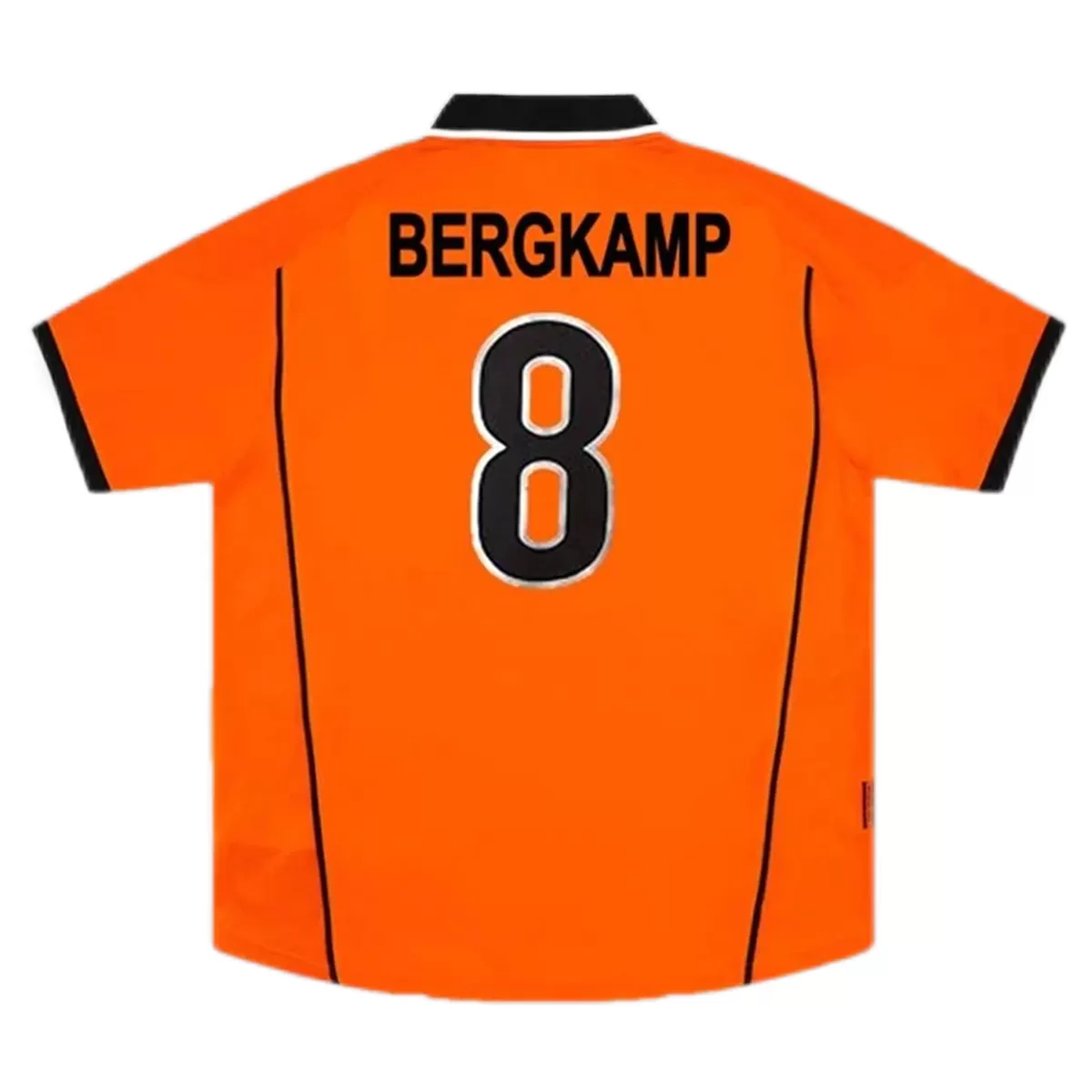 Maillot Rétro Domicile Pays Bas Bergkamp #8 1998