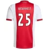 Maillot Domicile Ajax Amsterdam Weghorst #25 2025/26 - Eleven Crown - Maillot de Football Pas Cher - Survêtements Pas Cher - Maillot de Foorball Enfants Pas Cher - Maillots Retro Vintage Pas Cher- Qualité Premium