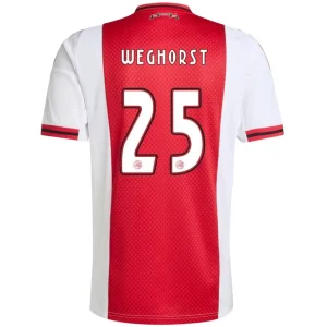 Maillot Domicile Ajax Amsterdam Weghorst #25 2025/26