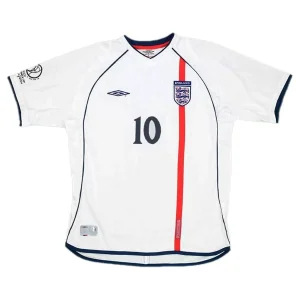 Maillot Rétro Domicile Angleterre Owen #10 2002 – Image 2