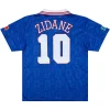 Maillot Rétro Domicile France Zidane #10 1996 - Eleven Crown - Maillot de Football Pas Cher - Survêtements Pas Cher - Maillot de Foorball Enfants Pas Cher - Maillots Retro Vintage Pas Cher- Qualité Premium
