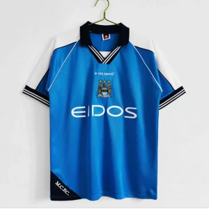 Maillot Rétro Domicile Manchester City 1999 – Image 4