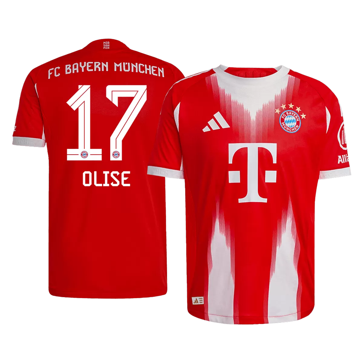 Maillot Player Domicile Bayern Munich Olise #17 2025/26 – Image 3