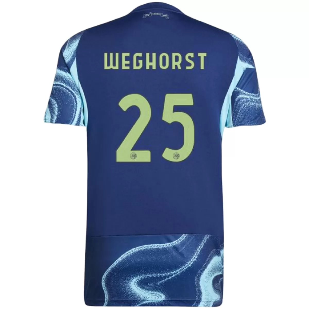 Maillot Extérieur Ajax Amsterdam Weghorst #25 2025/26