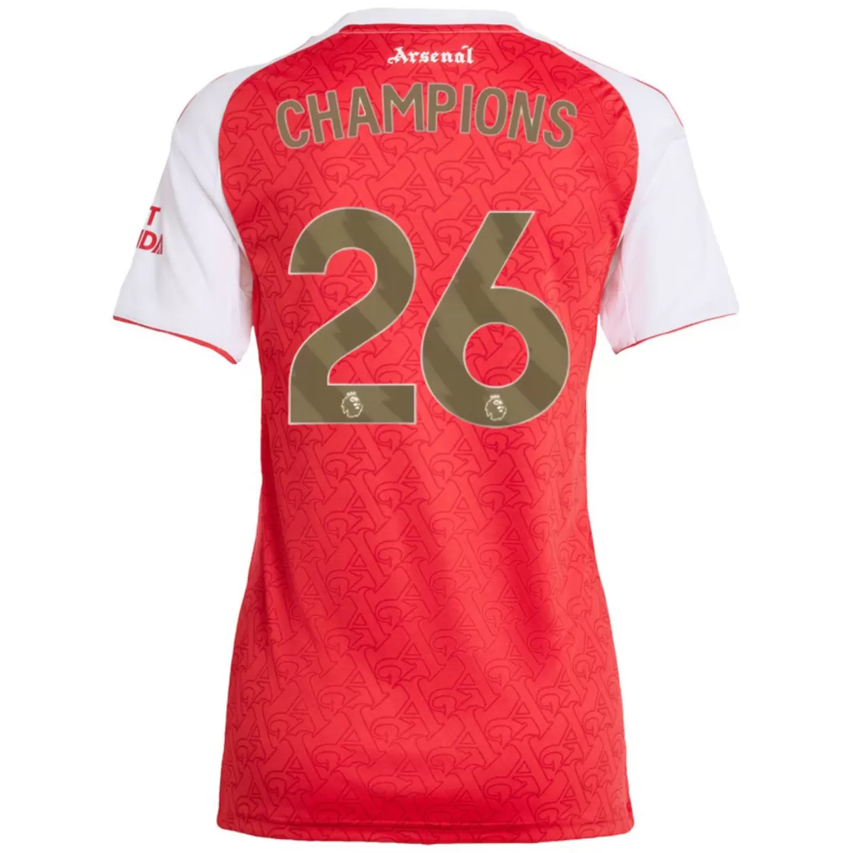 Maillot Femme Domicile Arsenal Champions #26 2025/26