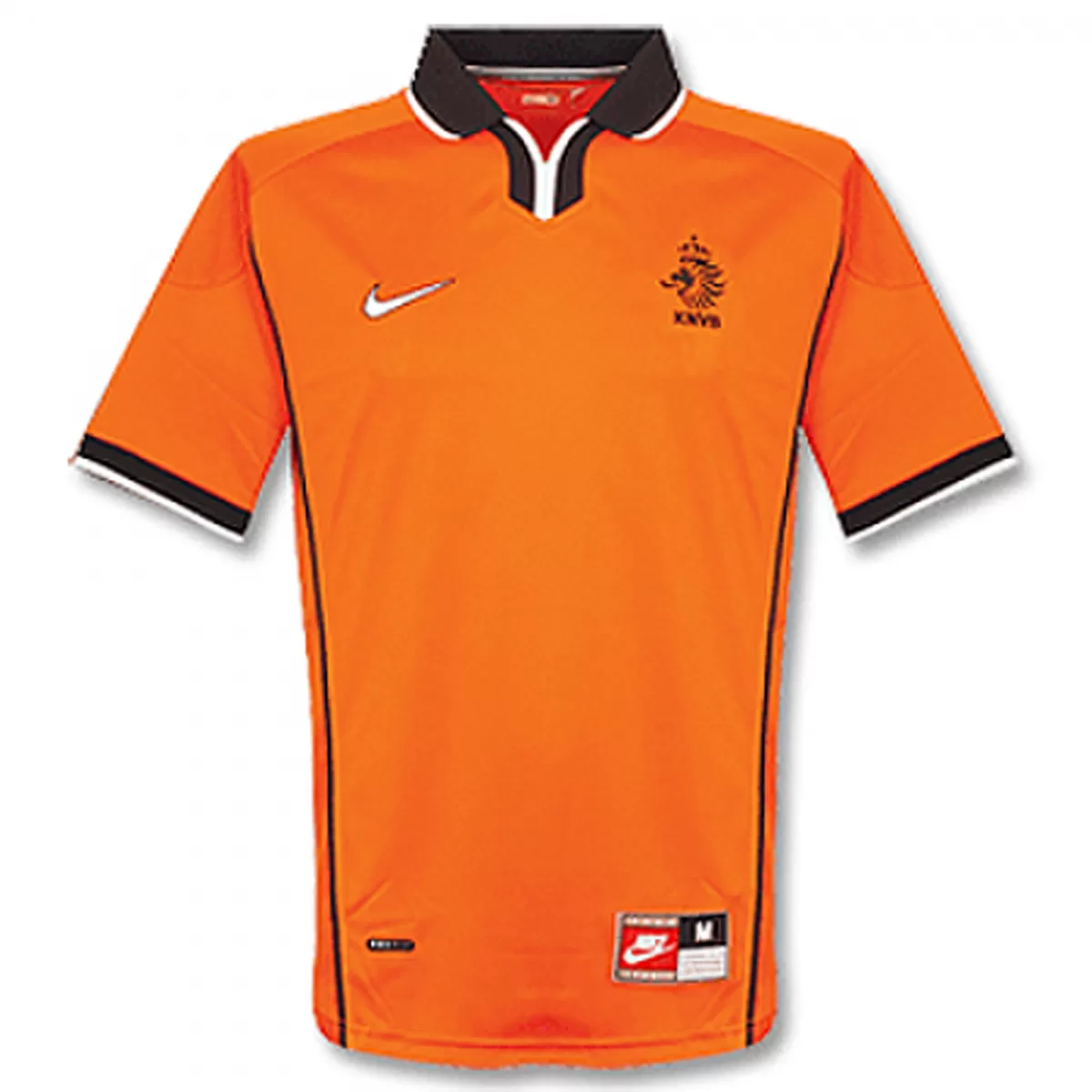 Maillot Rétro Domicile Pays Bas Bergkamp #8 1998 – Image 3