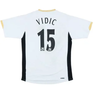 Maillot Rétro Extérieur Manchester United Vidic #15 2006