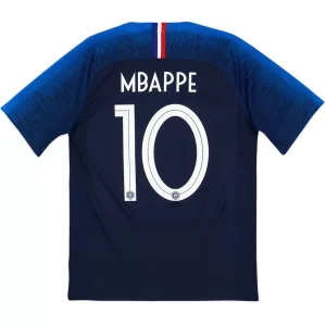 Maillot Rétro Domicile France Mbappe #10 2018
