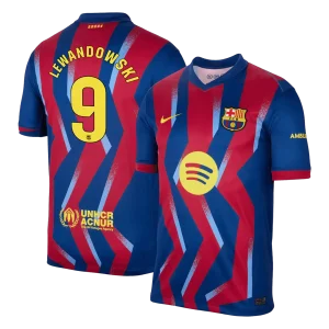 Maillot Quatrième FC Barcelone Lewandowski #9 2025/26 – Image 3