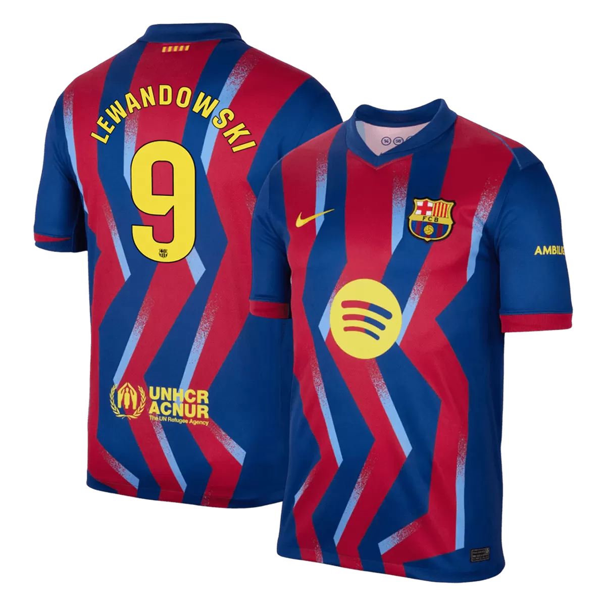 Maillot Quatrième FC Barcelone Lewandowski #9 2025/26 – Image 3
