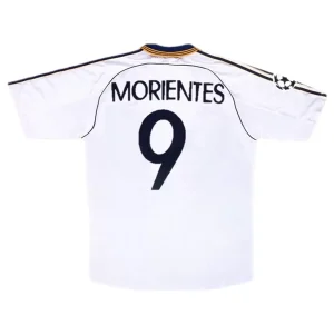 Maillot Rétro Domicile Real Madrid Morientes #9 1998