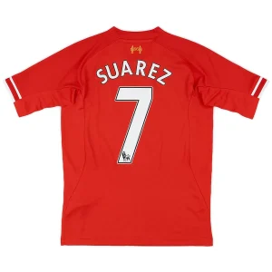 Maillot Rétro Domicile Liverpool FC Suarez #7 2013