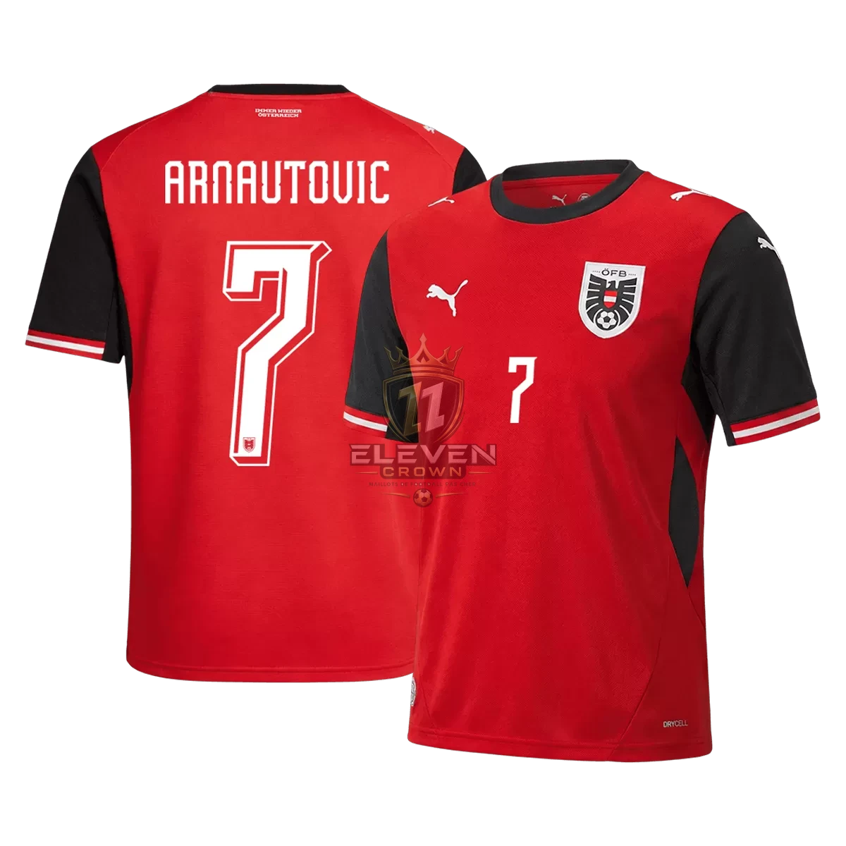 Maillot Domicile Autriche Arnautovic #7 2026/27 – Image 3
