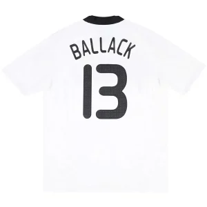 Maillot Rétro Domicile Allemagne Ballack #13 2008
