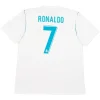 Maillot Rétro Domicile Real Madrid Ronaldo #7 2017 - Eleven Crown - Maillot de Football Pas Cher - Survêtements Pas Cher - Maillot de Foorball Enfants Pas Cher - Maillots Retro Vintage Pas Cher- Qualité Premium