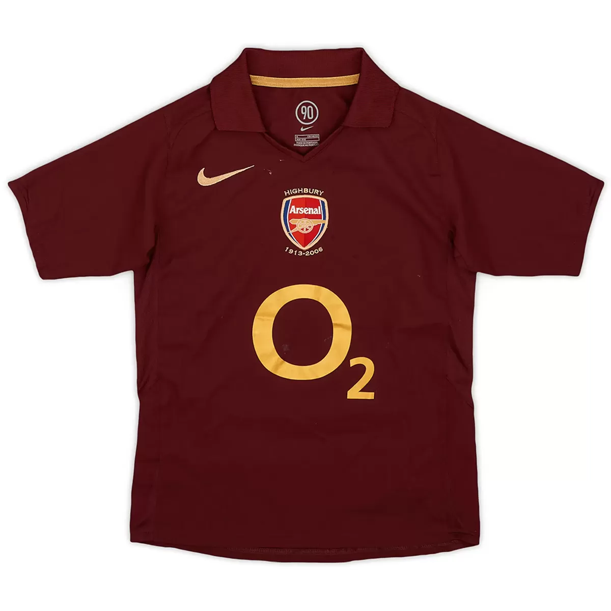 Maillot Rétro Domicile Arsenal Fabregas #15 2005 – Image 3