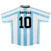 Maillot Rétro Domicile Argentine Ortega #10 1998 - Eleven Crown - Maillot de Football Pas Cher - Survêtements Pas Cher - Maillot de Foorball Enfants Pas Cher - Maillots Retro Vintage Pas Cher- Qualité Premium