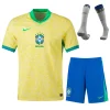 Ensemble Domicile Brésil 2026/27 - Eleven Crown - Maillot de Football Pas Cher - Survêtements Pas Cher - Maillot de Foorball Enfants Pas Cher - Maillots Retro Vintage Pas Cher- Qualité Premium