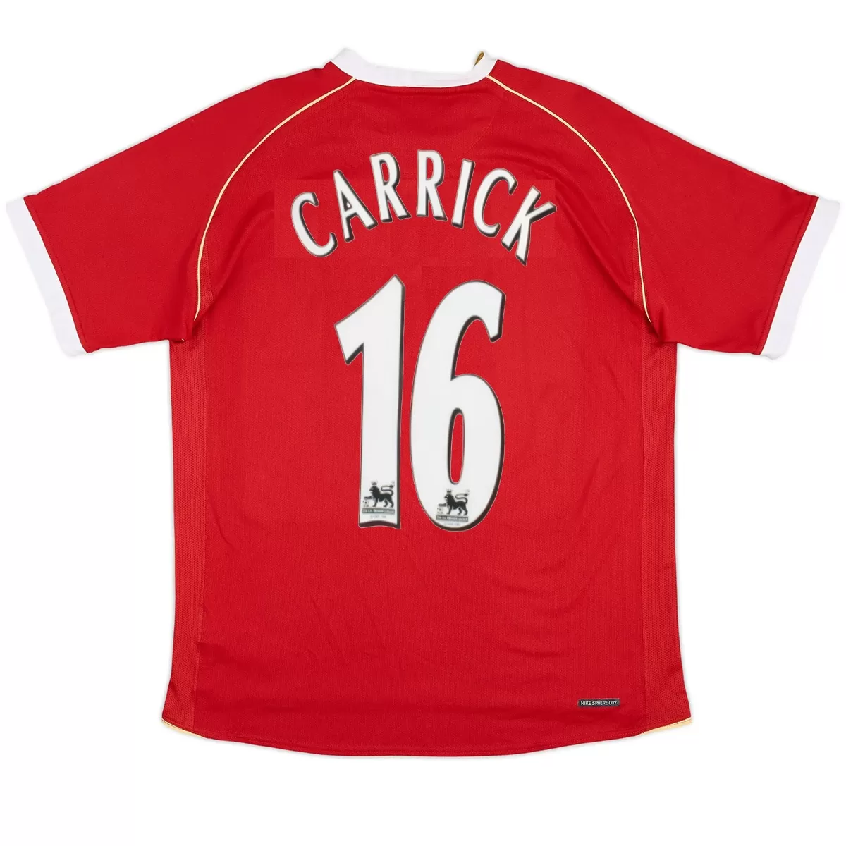 Maillot Rétro Domicile Manchester United Carrick #16 2006