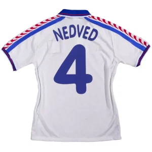 Maillot Rétro Extérieur Tchéquie Nedved #4 1996