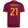 Maillot Domicile AS Roma Dybala #21 2025/26 - Eleven Crown - Maillot de Football Pas Cher - Survêtements Pas Cher - Maillot de Foorball Enfants Pas Cher - Maillots Retro Vintage Pas Cher- Qualité Premium
