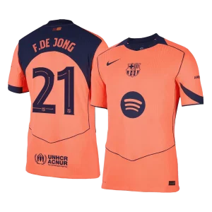 Maillot Player Troisième FC Barcelone F.De Jong #21 2025/26 – Image 3
