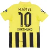 Maillot Rétro Domicile Borussia Dortmund M.Götze #10 2012 - Eleven Crown - Maillot de Football Pas Cher - Survêtements Pas Cher - Maillot de Foorball Enfants Pas Cher - Maillots Retro Vintage Pas Cher- Qualité Premium