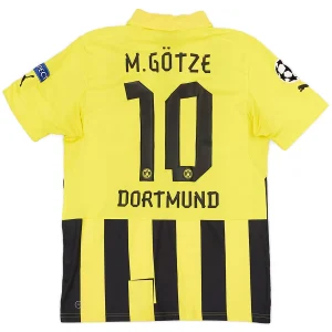 Maillot Rétro Domicile Borussia Dortmund M.Götze #10 2012