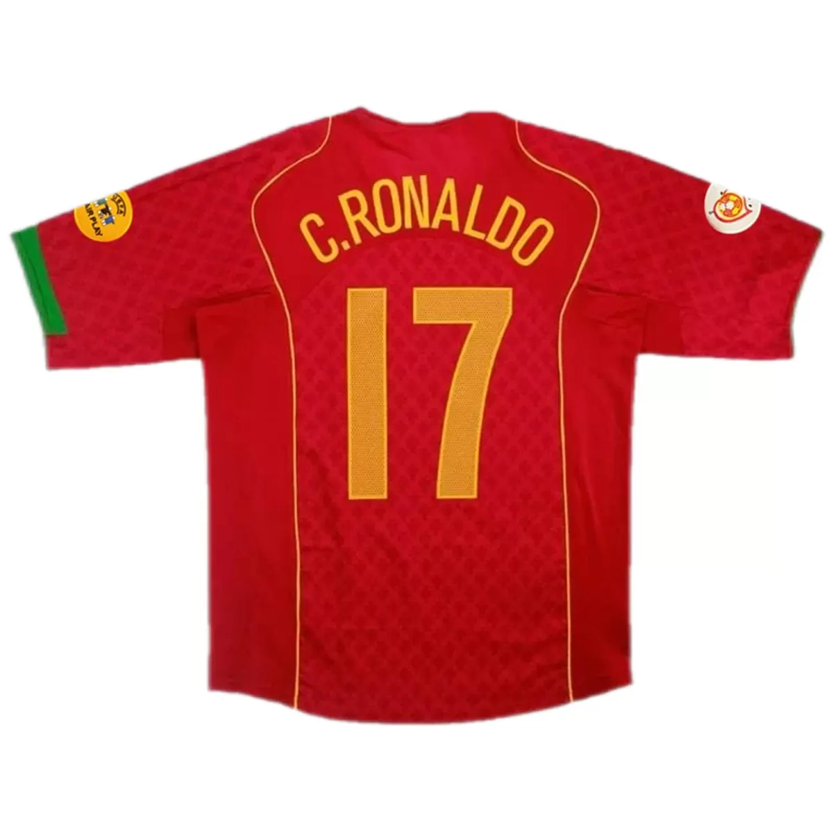 Maillot Rétro Domicile Portugal C.Ronaldo #17 2004