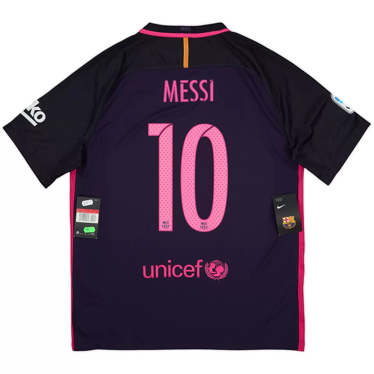 Maillot Rétro Extérieur FC Barcelone Messi #10 2016