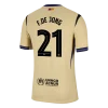 Maillot Player Extérieur FC Barcelone F.De Jong #21 2025/26 - Eleven Crown - Maillot de Football Pas Cher - Survêtements Pas Cher - Maillot de Foorball Enfants Pas Cher - Maillots Retro Vintage Pas Cher- Qualité Premium