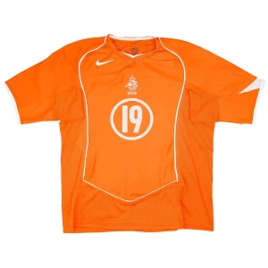 Maillot Rétro Domicile Pays Bas Robben #19 2004 – Image 2