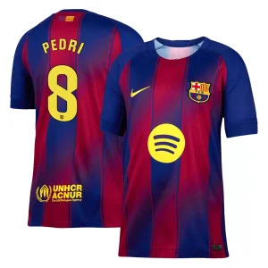 Maillot Domicile FC Barcelone Pedri #8 2025/26 – Image 3