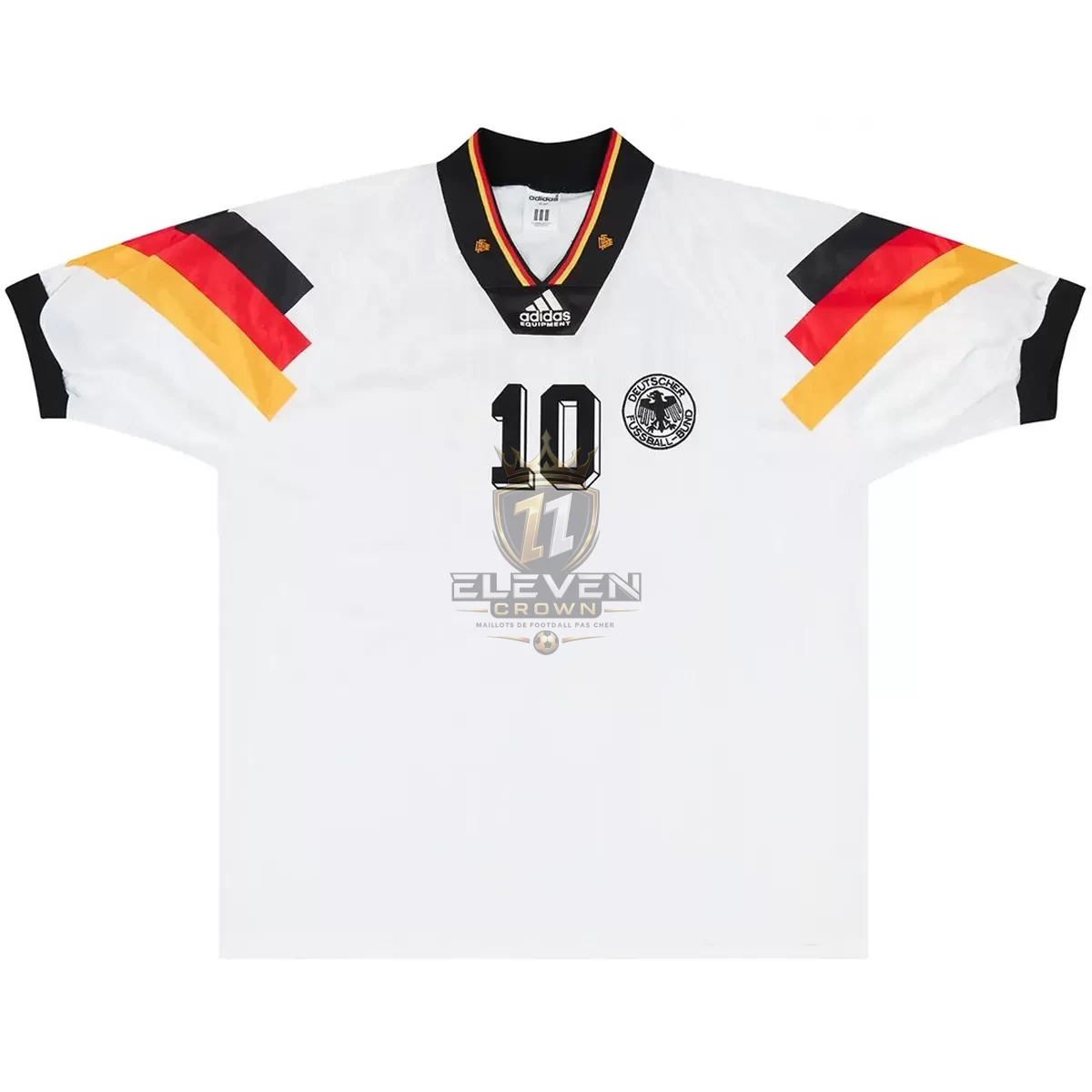 Maillot Rétro Domicile Allemagne Matthäus #10 1992 – Image 2