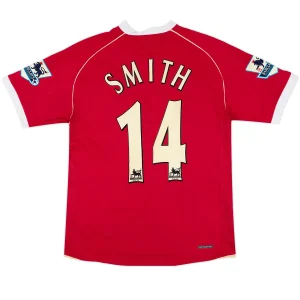 Maillot Rétro Domicile Manchester United Smith #14 2006