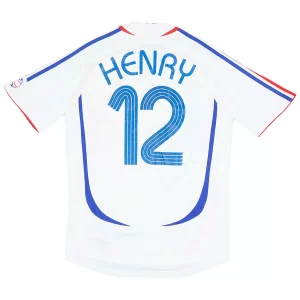 Maillot Rétro Extérieur France Henry #12 2006