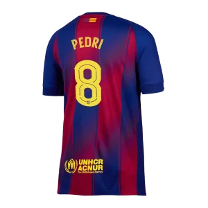 Maillot Domicile FC Barcelone Pedri #8 2025/26