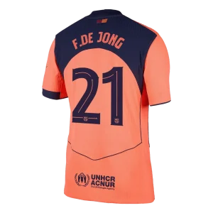 Maillot Player Troisième FC Barcelone F.De Jong #21 2025/26
