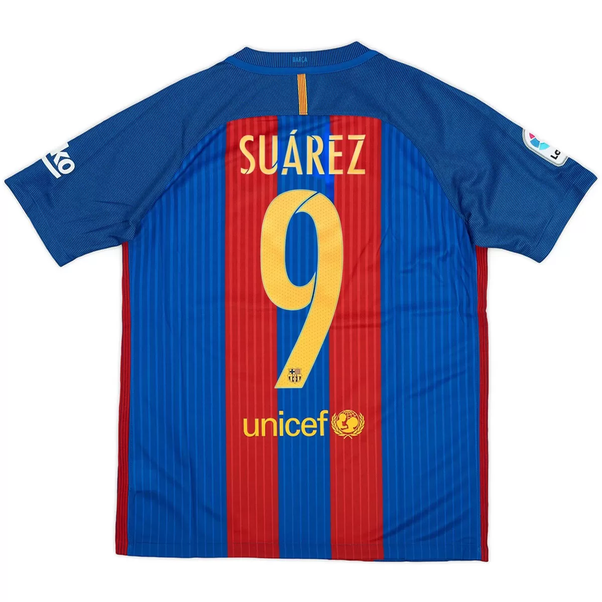 Maillot Rétro Domicile FC Barcelone Suárez #9 2016