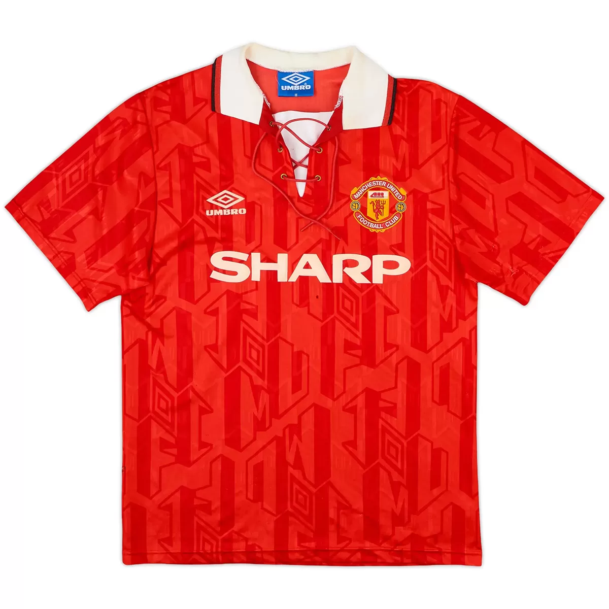 Maillot Rétro Domicile Manchester United 1992