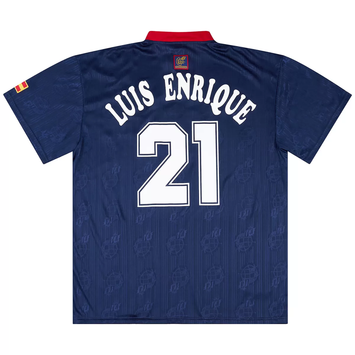 Maillot Rétro Extérieur Espagne Luis Enrique #21 1996