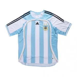 Maillot Rétro Domicile Argentine Riquelme #10 2006 – Image 3